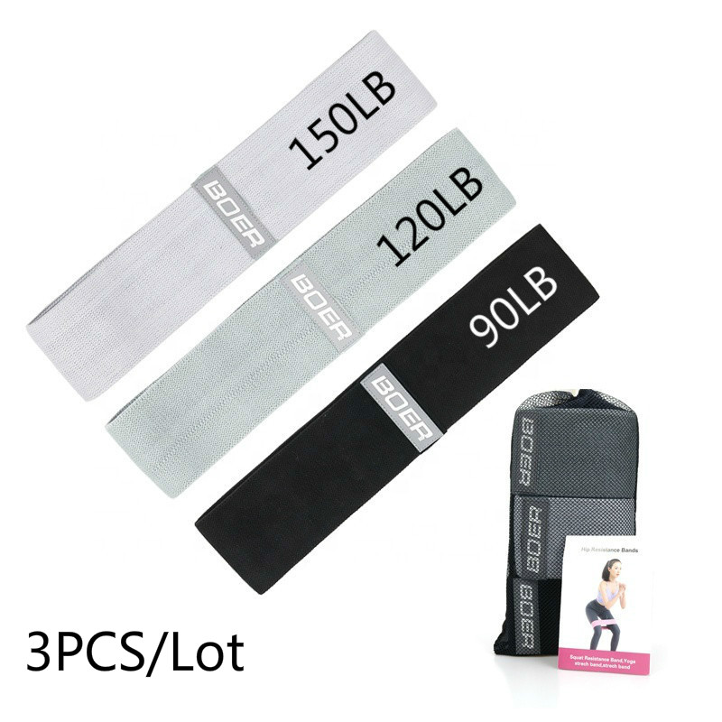 Home Gym Routine - 3PCS Frauen Männer Stoff Widerstand Bands