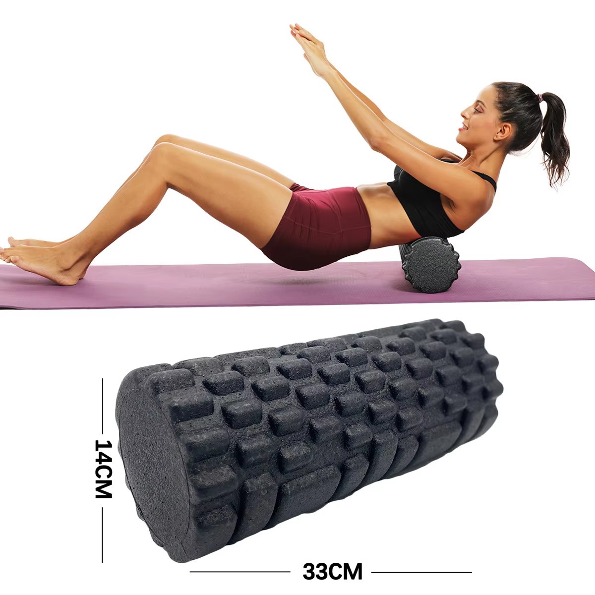 Home Gym Yoga - 30/33 cm Fitness Schaum Roller Yoga
