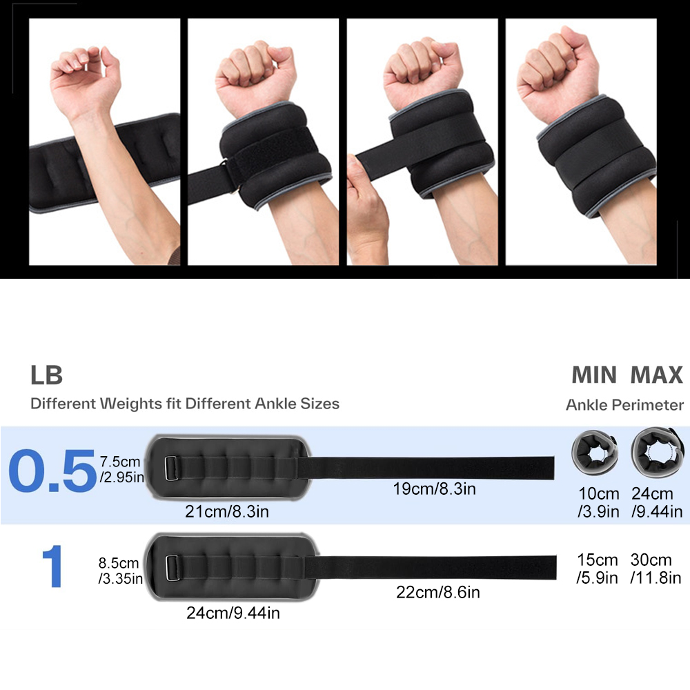 1 Paar Handgelenksgewichte, Kn – Home Gym Routine Bewertung und Preis