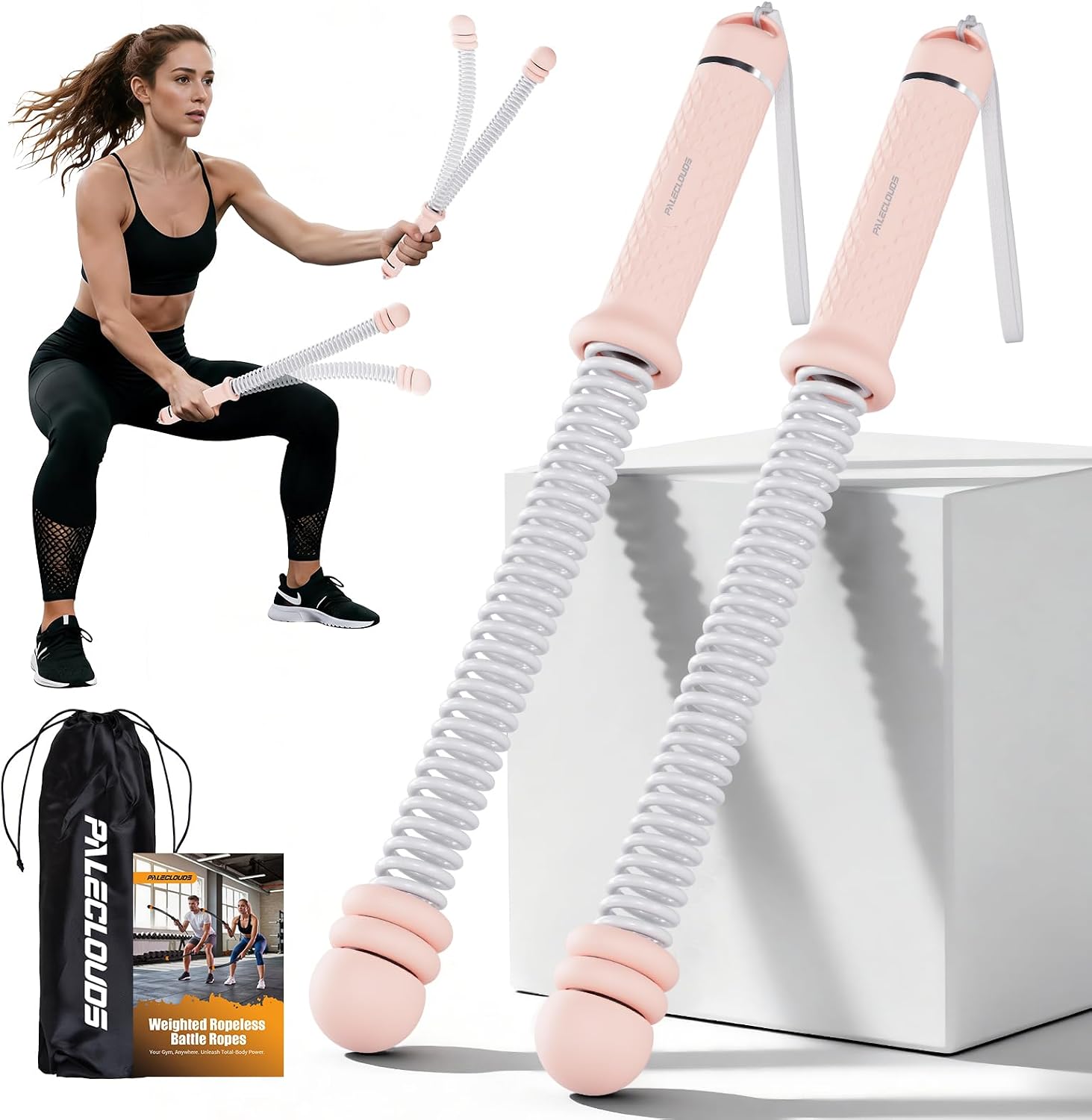 Tragbare Seillose Battle Ropes – Home Gym Portable Bewertung und Preis