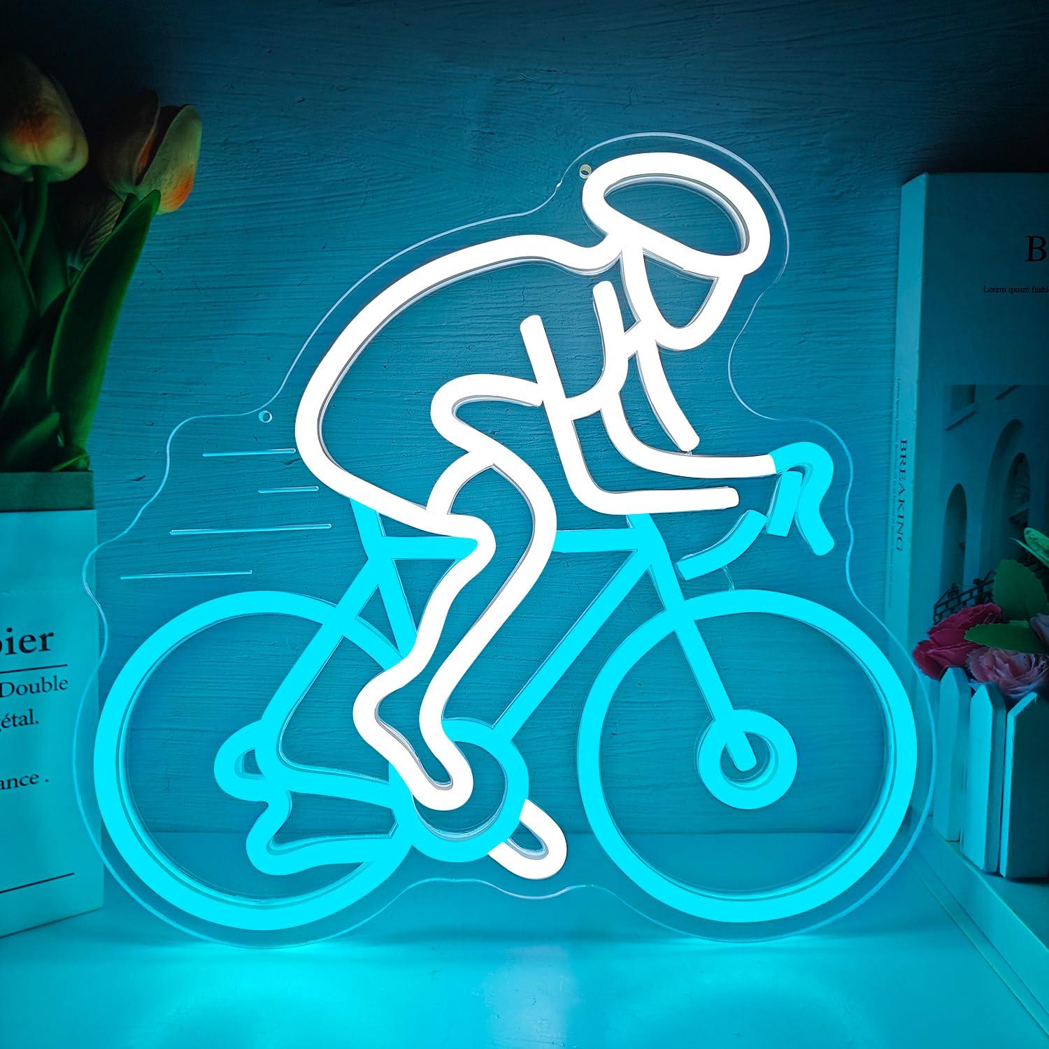 Fahrradfahrer Neon-Schild Dimm – Home Gym Neon Sign Bewertung und Preis