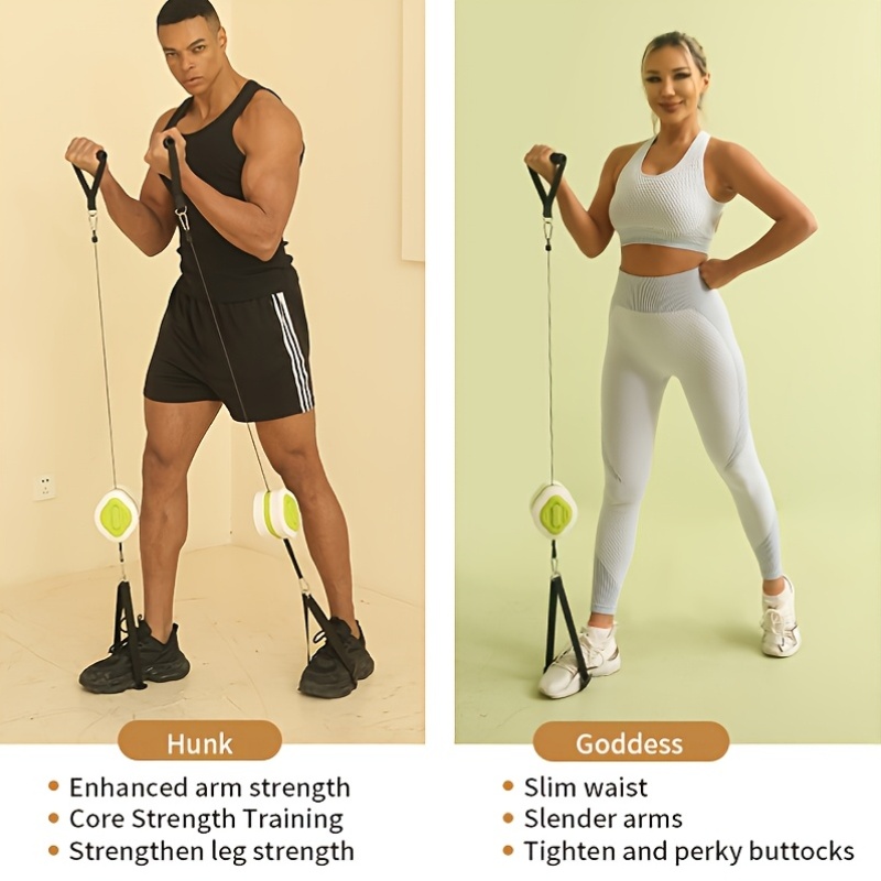 Tragbares Einziehbares Kabel-T – Home Gym Routine Bewertung und Preis
